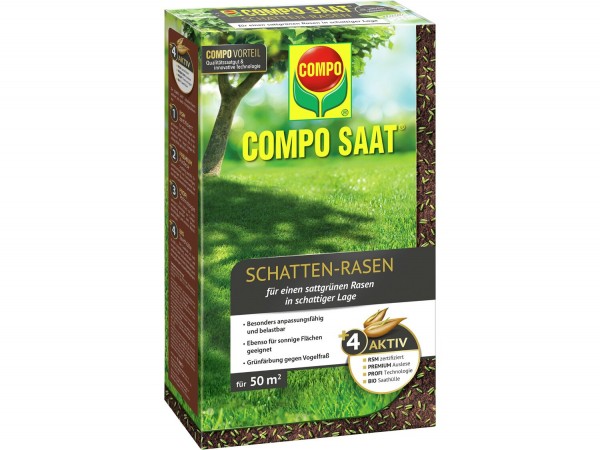 COMPO SAAT Schatten-Rasen 1 kg 50 m² Schachtel