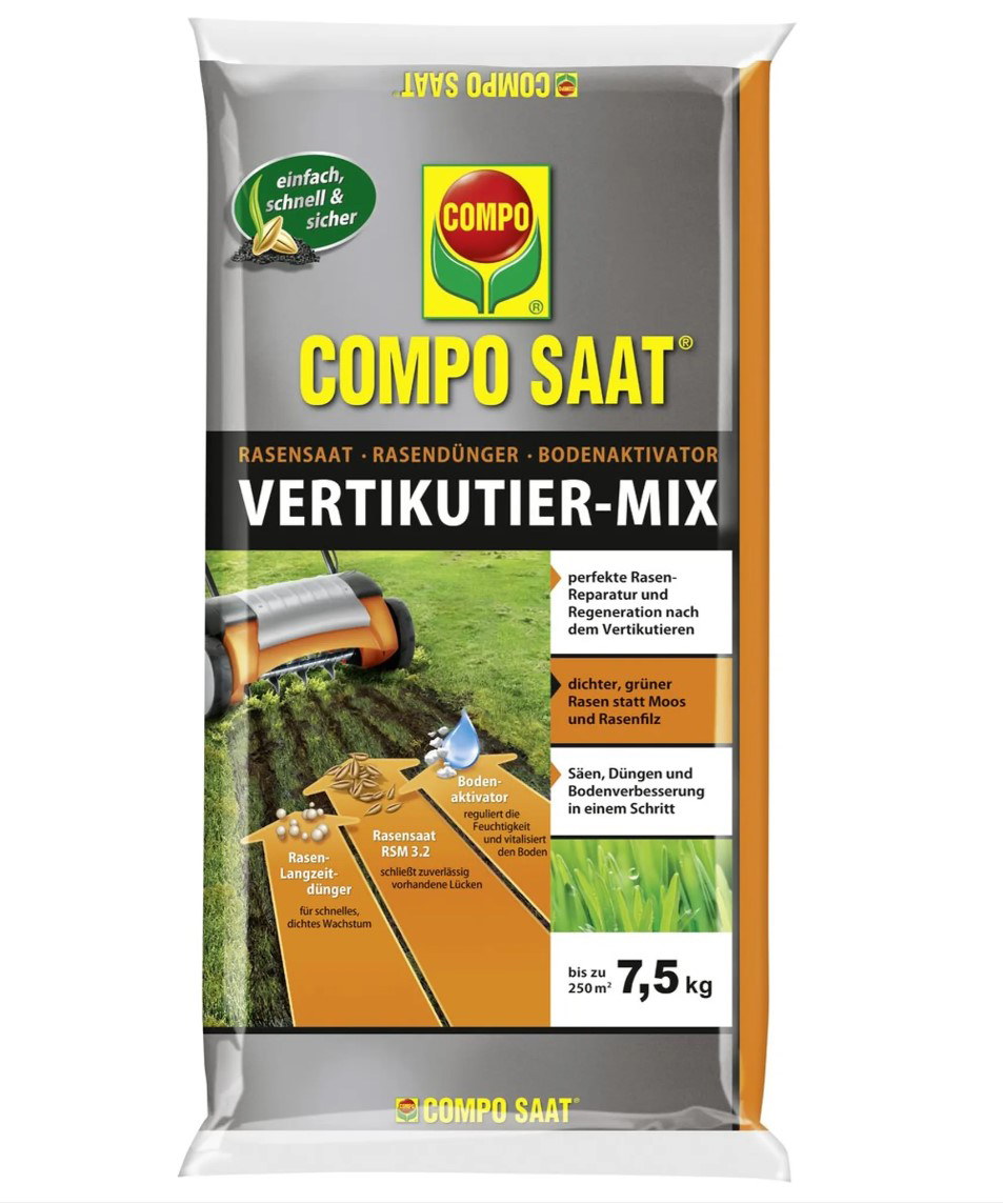 COMPO SAAT Vertikutier Mix 7,5 kg Compo Langzeitdünger Compo