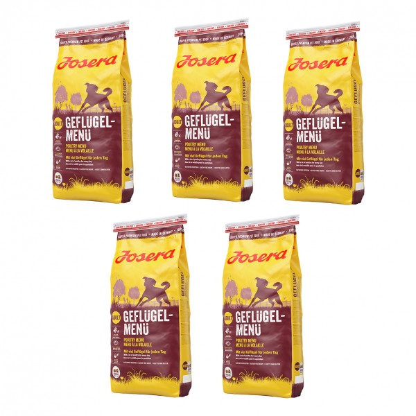 Josera Geflügel-Menü 5 x 900 g (=4,5 kg)