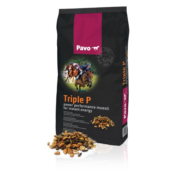 Pavo Triple P PAVO-POWER-PERFORMANCE-MÜSLI FÜR SCHNELL VERFÜGBARE ENERGIE 15 kg