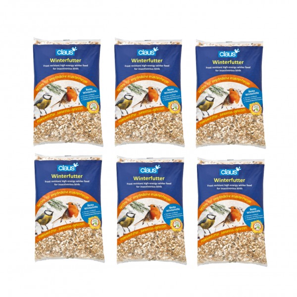 Claus Winterfutter 6 x 2 kg Sparkarton