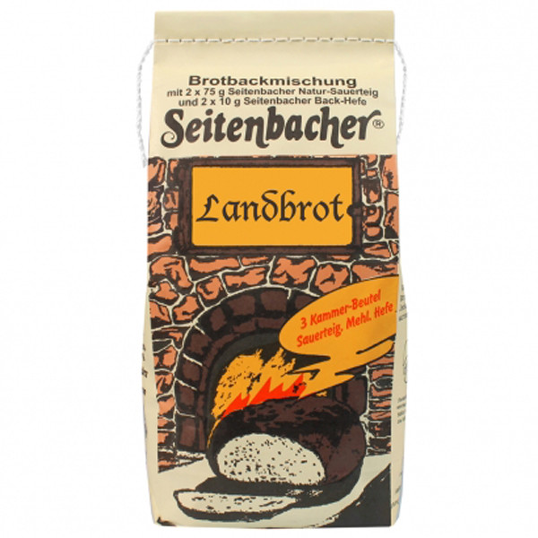 Seitenbacher Brotbackmischung Landbrot (inkl. Sauerteig & Hefe) 935 g