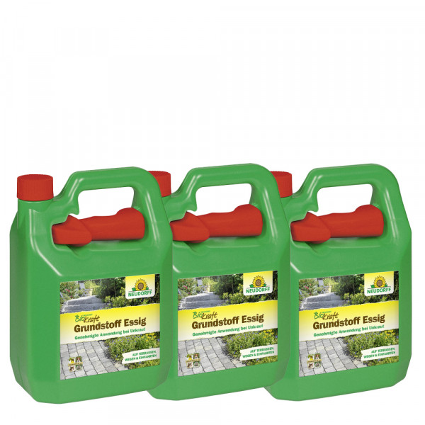 Neudorff BioKraft Grundstoff Essig Konzentrat 3 x 3 Liter ( = 9 Liter)