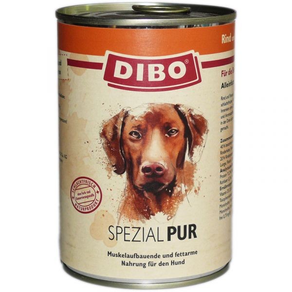 Dibo SPEZIAL PUR - Rind Pansen PUR 400 g Ringpulldose