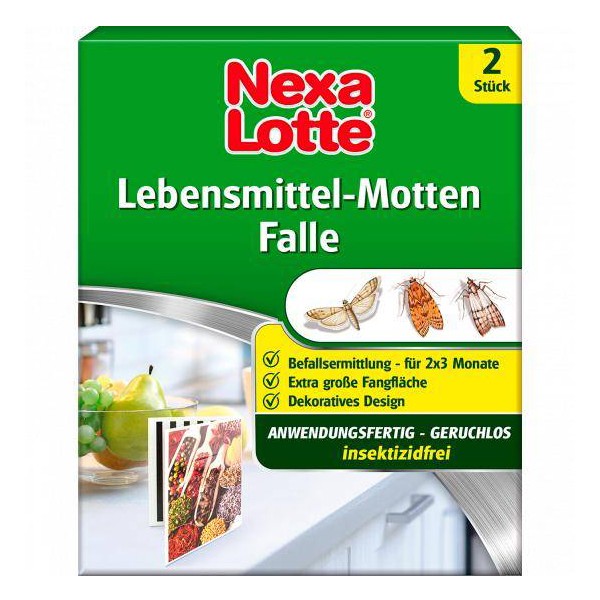 Nexa Lotte Lebensmittel-Motten Falle 2 Stück