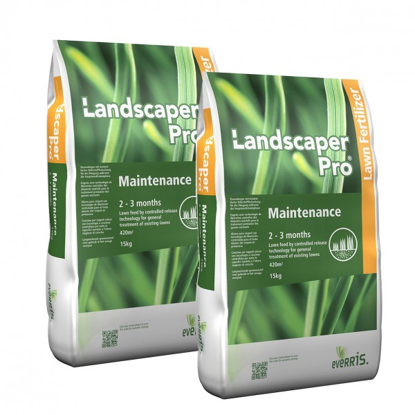 Everris Landscaper Pro Maintenance Saison Rasendünger mit Langzeitwirkung 2-3 Monate 2 x 15 kg