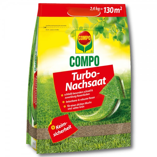 COMPO Turbo Nachsaat 2,6 kg 130 m² Beutel