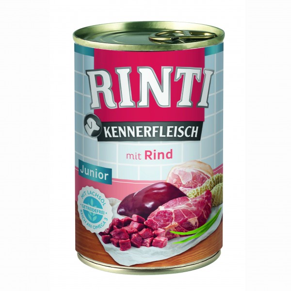 Rinti Kennerfleisch Junior mit Rind Dose 400 g