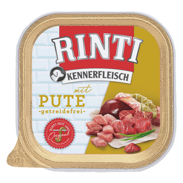 Rinti Kennerfleisch Pute Schale 300 g getreidefrei