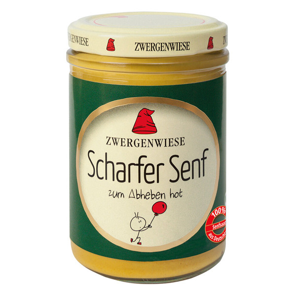 Zwergenwiese BIO Scharfer Senf 160 ml