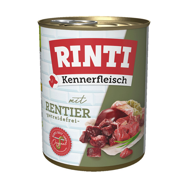 Rinti Kennerfleisch Rentier Dose 800 g getreidefrei