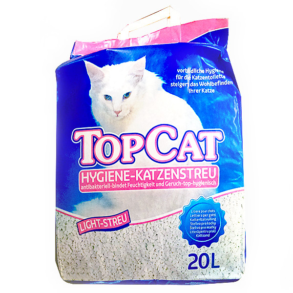 TopCat Hygiene-Katzenstreu Light-Streu 20 L