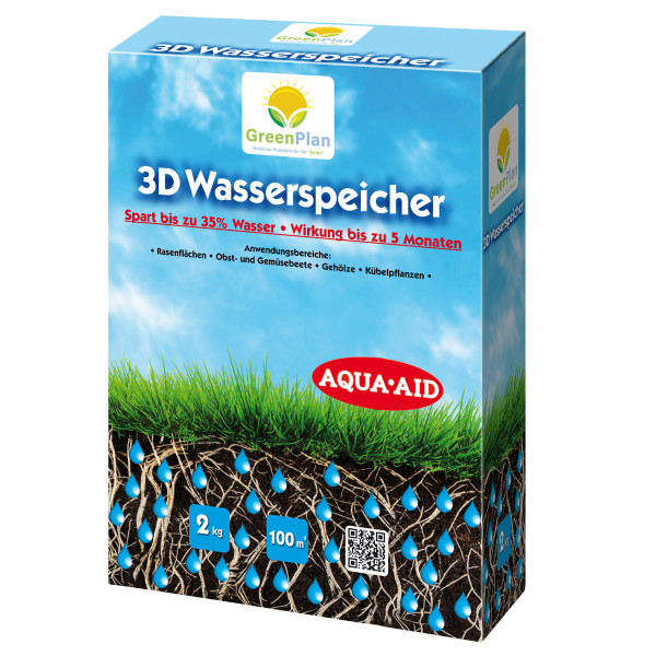 Green Plan 3 D Wasser Speicher Granulat 2 kg