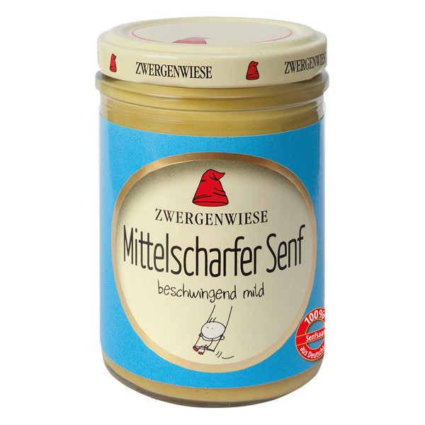 Zwergenwiese BIO Mittelscharfer Senf 160 ml