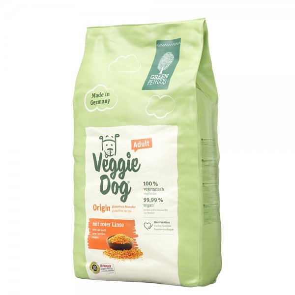 VeggieDog Origin Adult mit roter Linse 900g