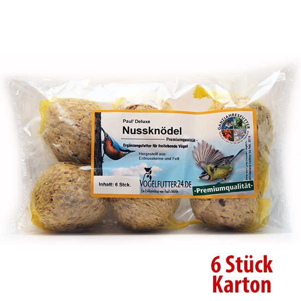 Paul´s Deluxe Nussknödel - Premiumqualität - 6 Stück (Sauerland)