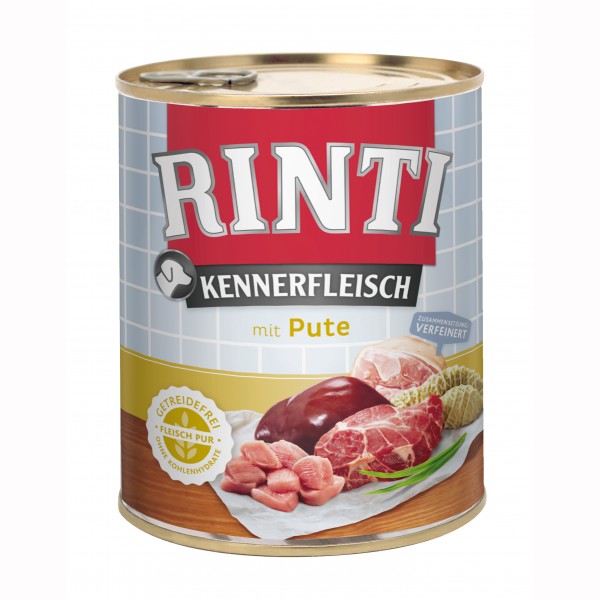 Rinti Kennerfleisch Pute Dose 800 g