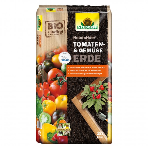 NeudoHum Tomaten- und GemüseErde 20 Liter