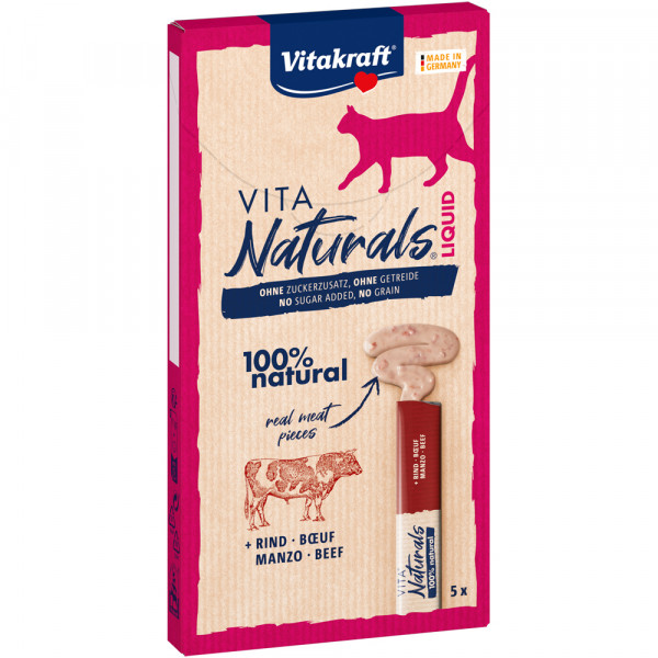 Vitakraft Cat Vita NATURALS Liquid Rind 5 x 15 g