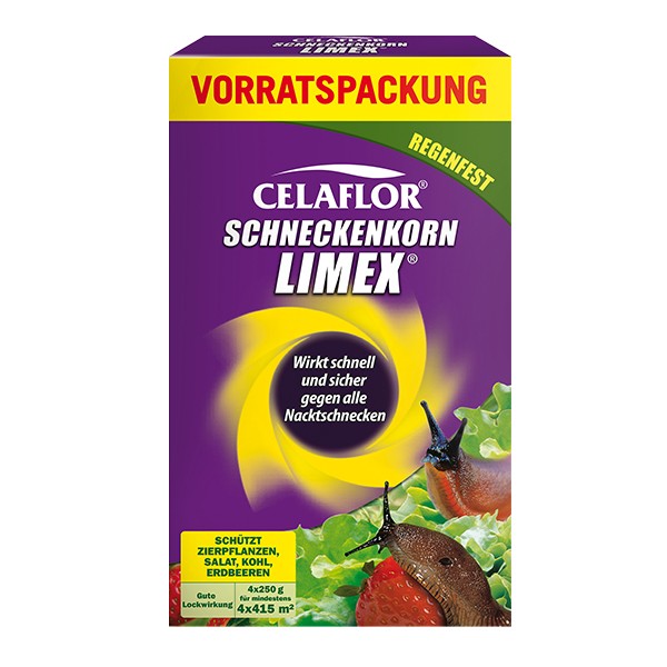 Celaflor 3302 SCHNECKENKORN LIMEX 4 x 250 g