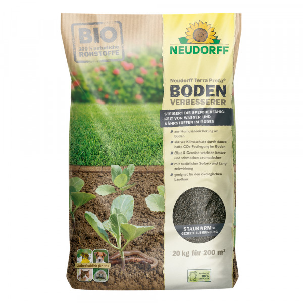 Neudorff Terra Preta Bodenverbesserer 20 kg für 200 m²