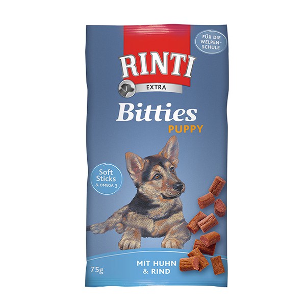 Rinti Extra Bitties Puppy Huhn & Rind 75 g