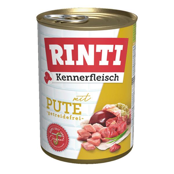 Rinti Kennerfleisch Pute Dose 400 g getreidefrei