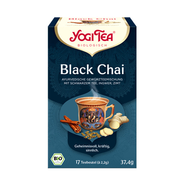 Yogi Tea BIO Gewürzteemischung BLACK CHAI 17 Teebeutel