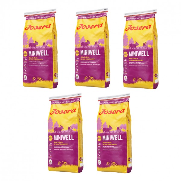 Josera Miniwell 5x 900 g (= 4,5 kg)