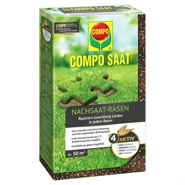 COMPO Nachsaat-Rasen 1 kg 50 m²