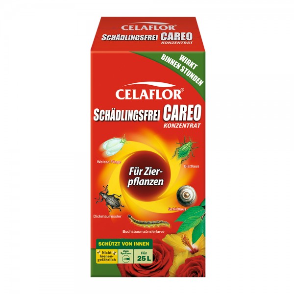 CELAFLOR Schädlingsfrei CAREO Konzentrat für Zierpflanzen 250 ml Flasche für 25 L