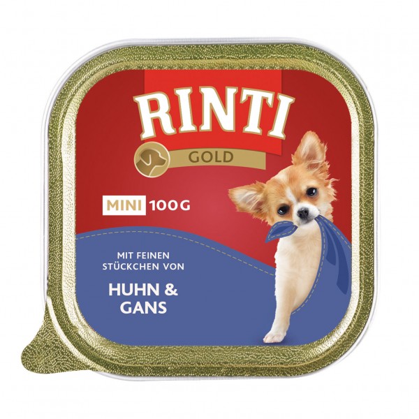 Rinti Gold Mini Huhn & Gans 100 g Schale