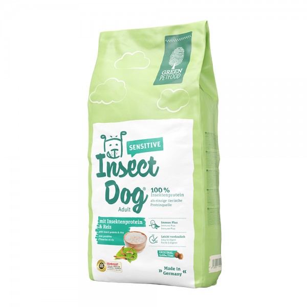 InsectDog Sensitive Adult mit Insektenprotein & Reis 10 kg