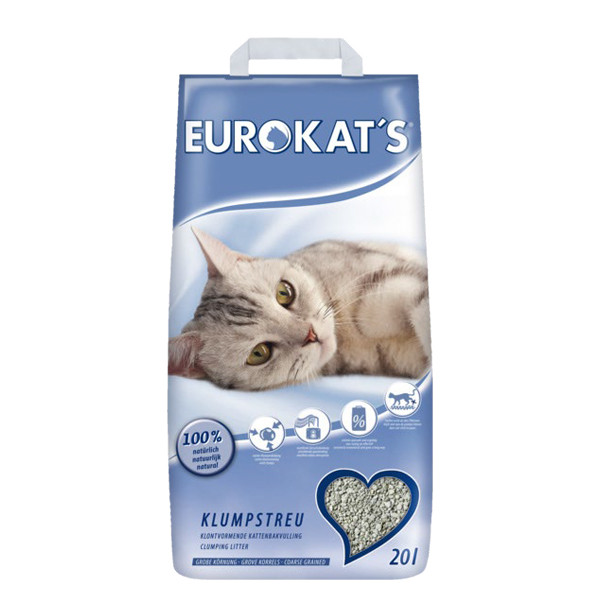 EuroKat´s Katzenstreu Classic (klumpend) 20 L