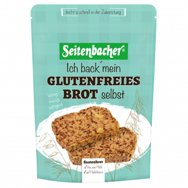 Seitenbacher Brotbackmischung Glutenfreies Saatenbrot 500 g