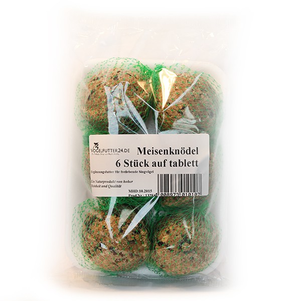 Meisenknödel 6 Stück Tablett
