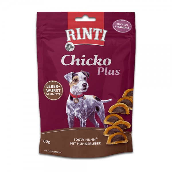 Rinti Chicko Plus Leberwurstschnitten 80 g