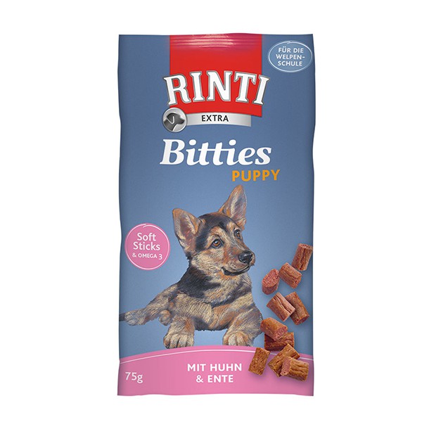 Rinti Extra Bitties Puppy Huhn & Ente 75 g