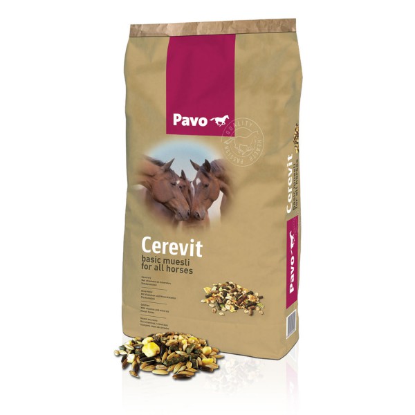 Pavo Cerevit "Komplettes Basismüsli für alle Pferde und Ponys" 15 kg