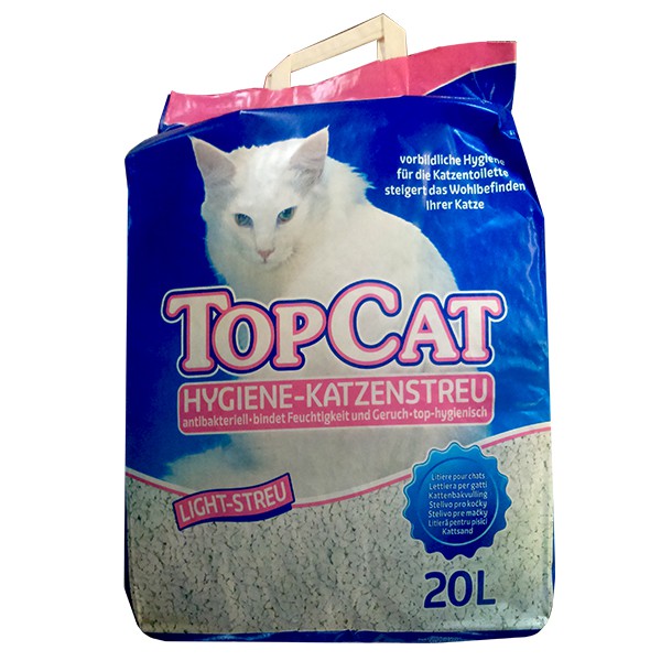 TopCat Hygiene-Katzenstreu Light-Streu 20 L, Katzenstreu, Katzen, Alles  für Ihr Tier