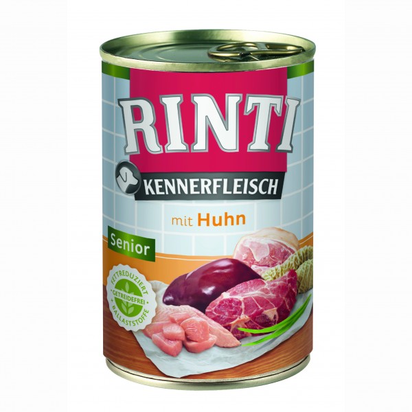 Rinti Kennerfleisch Senior mit Huhn Dose 400 g