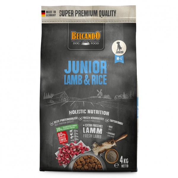 BELCANDO® JUNIOR LAMB & RICE 4 kg