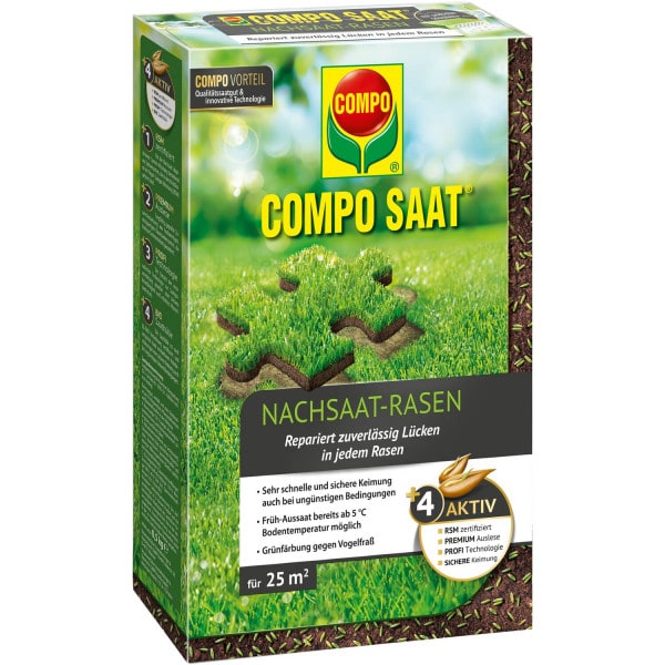 COMPO Nachsaat-Rasen 500 g 25 m²