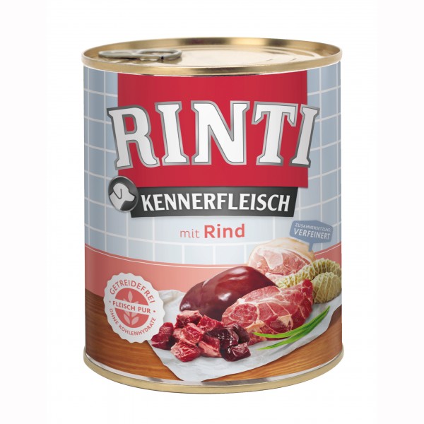 Rinti Kennerfleisch Rind Dose 800 g