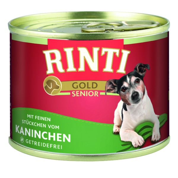 Rinti Gold Senior mit Kaninchen 185 g