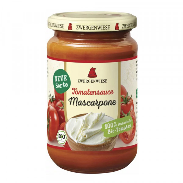 Zwergenwiese BIO Tomatensauce Mascarpone 340 g