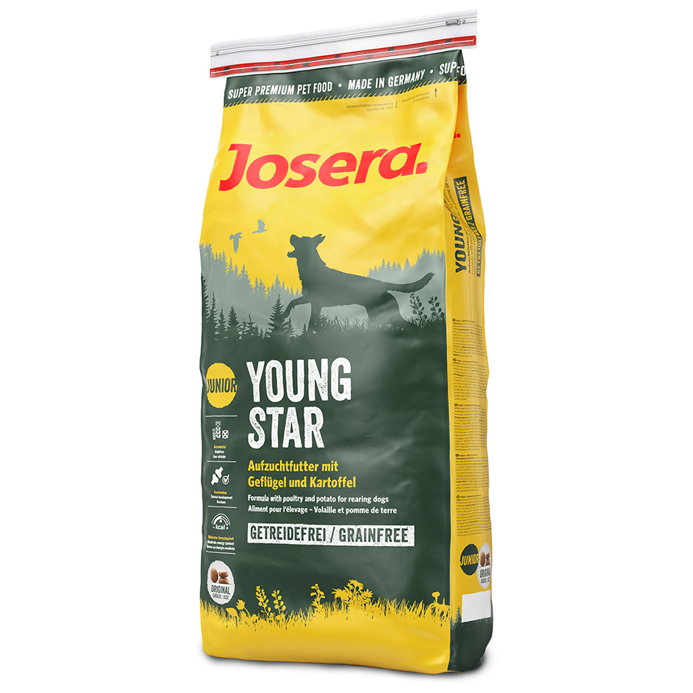 JOSERA 15kg Josera Nature YoungStar Junior 15kg Josera Lachs & Kartoffel Hundefutter 
