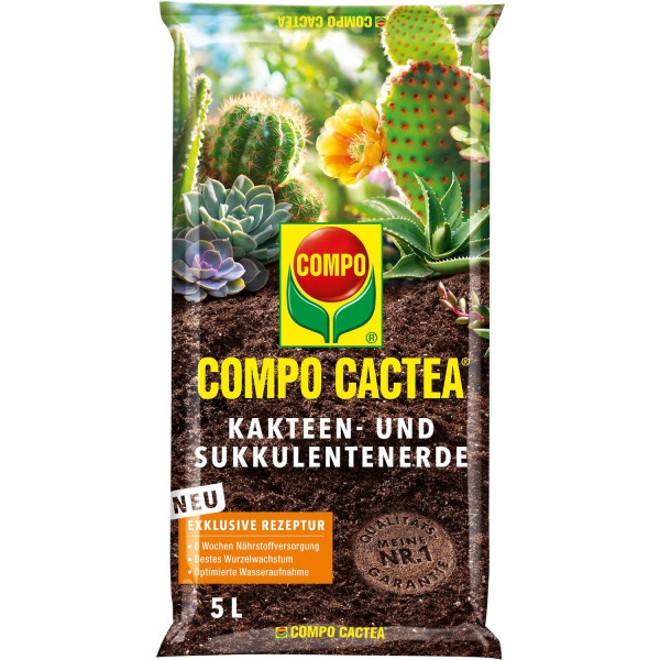 COMPO CACTEA Kakteen- und Sukkulentenerde 5 Liter