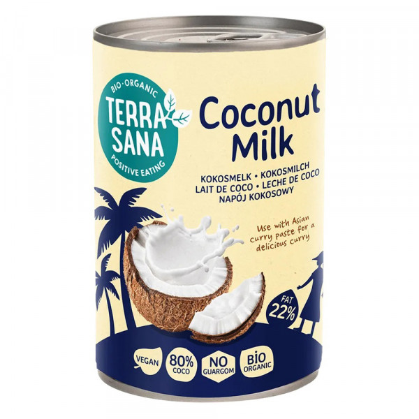 Terra Sana BIO Kokosmilch 80% glutenfrei 400 ml