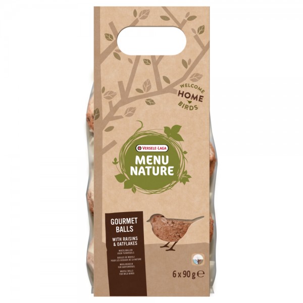 Menu Nature Gourmet Balls mit Rosinen und Haferflocken 6 Stück 540 g